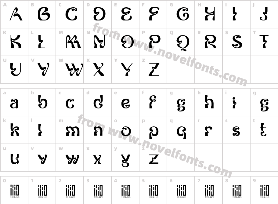 Kooltura ikiiko.comCharacter Map