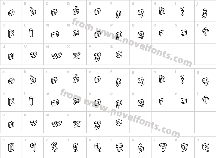 KotakCharacter Map