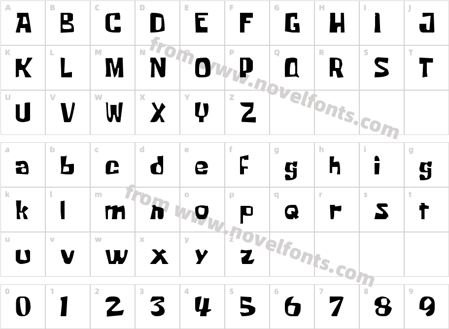 Krabby PattyCharacter Map