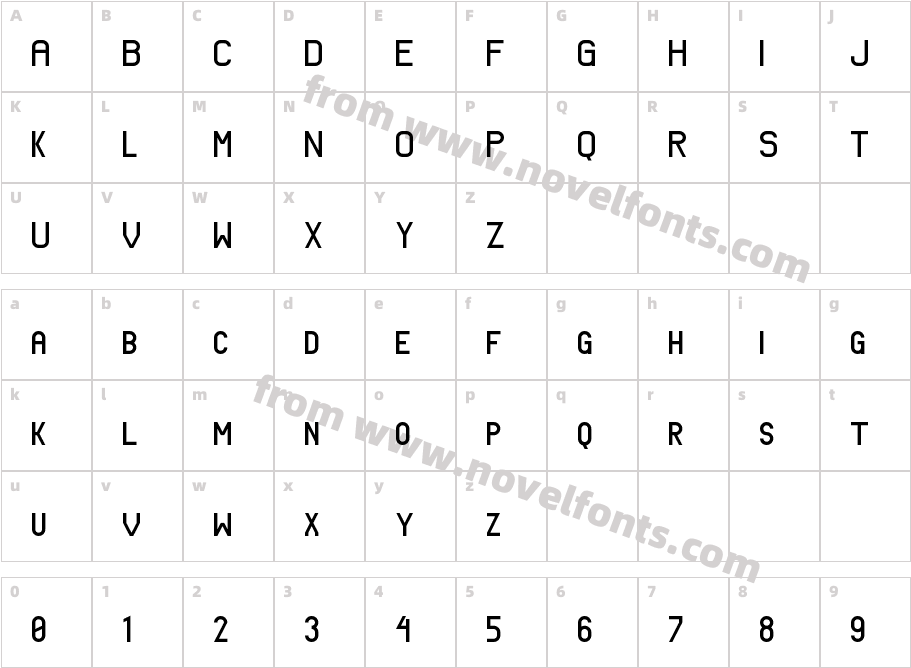 Kraftwagen-Grotesk SmallCaps NBPCharacter Map