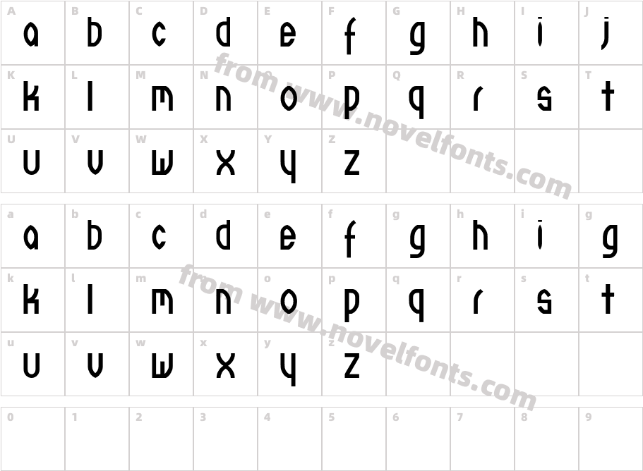 KryptonicCharacter Map