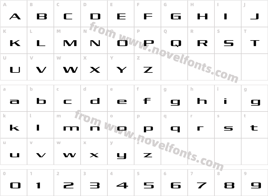 Kubra_mediumCharacter Map