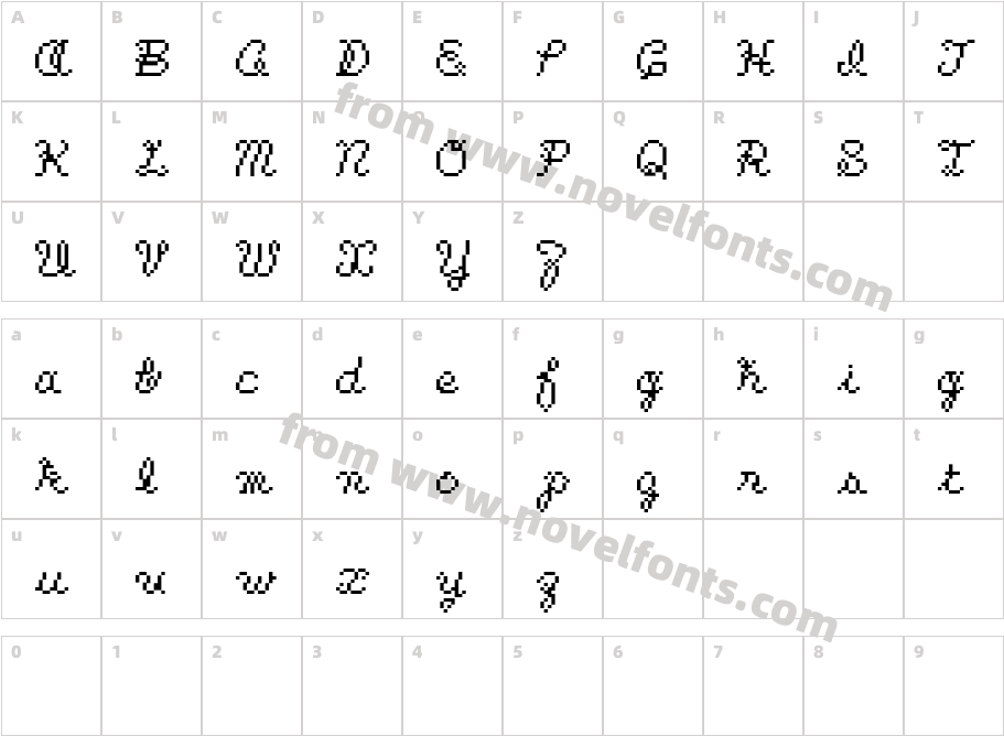 KuchibueCharacter Map