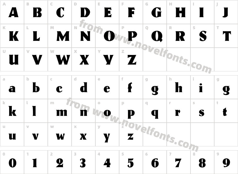 Kuenstler165BT-HeavyACharacter Map