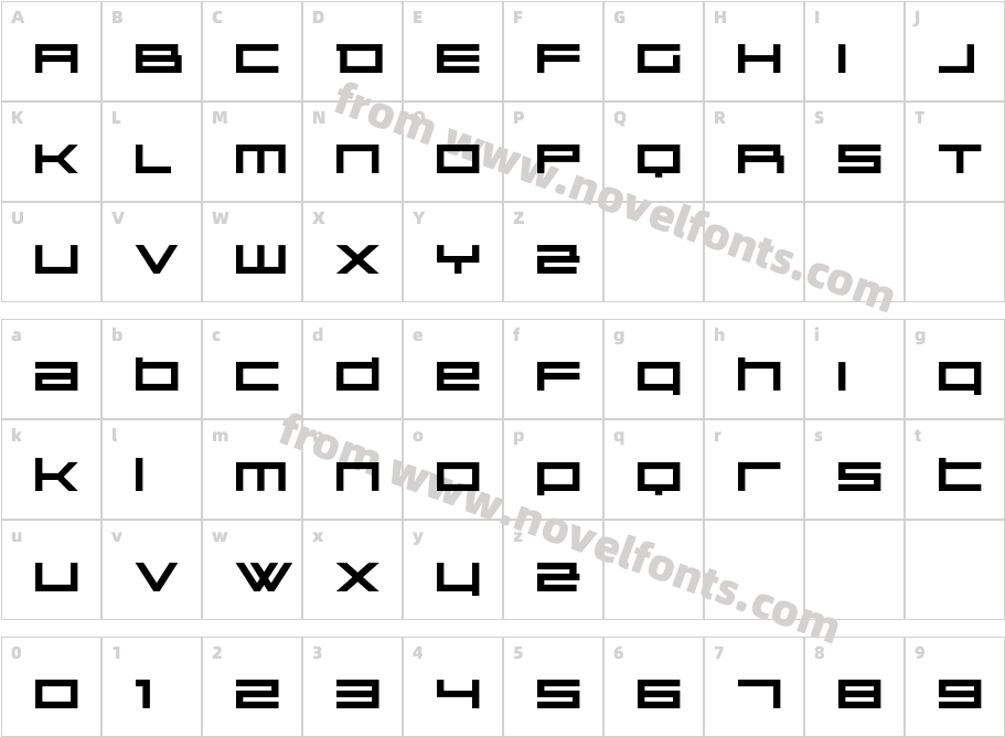 Kunstware-AlphabetCharacter Map