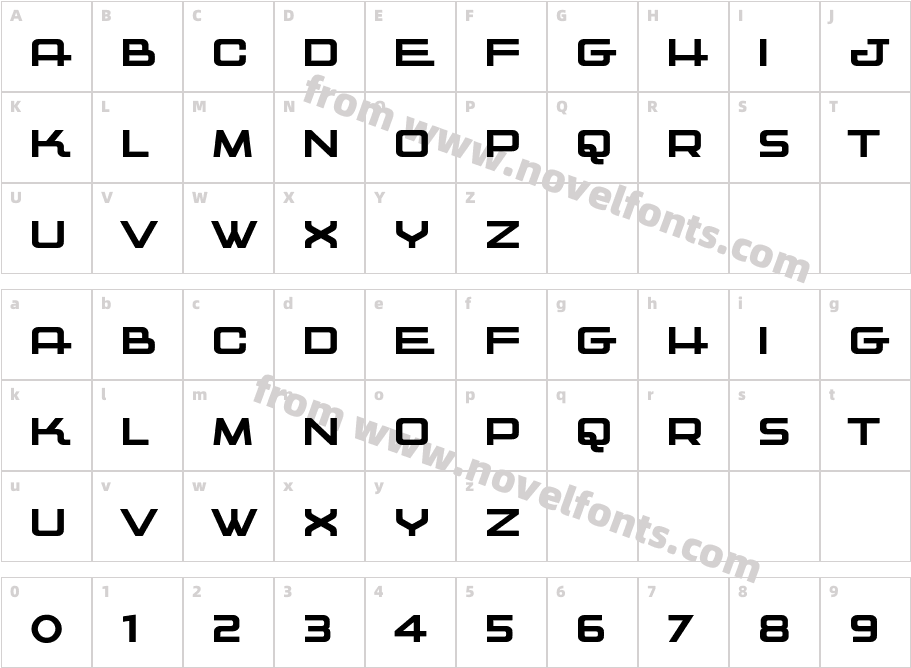 KwajongCharacter Map