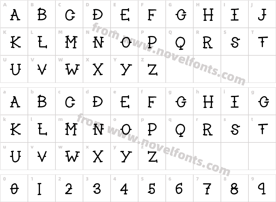 LAKESIDECharacter Map