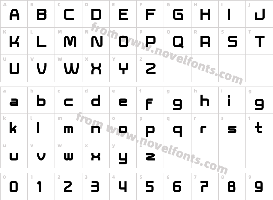 LAURACharacter Map