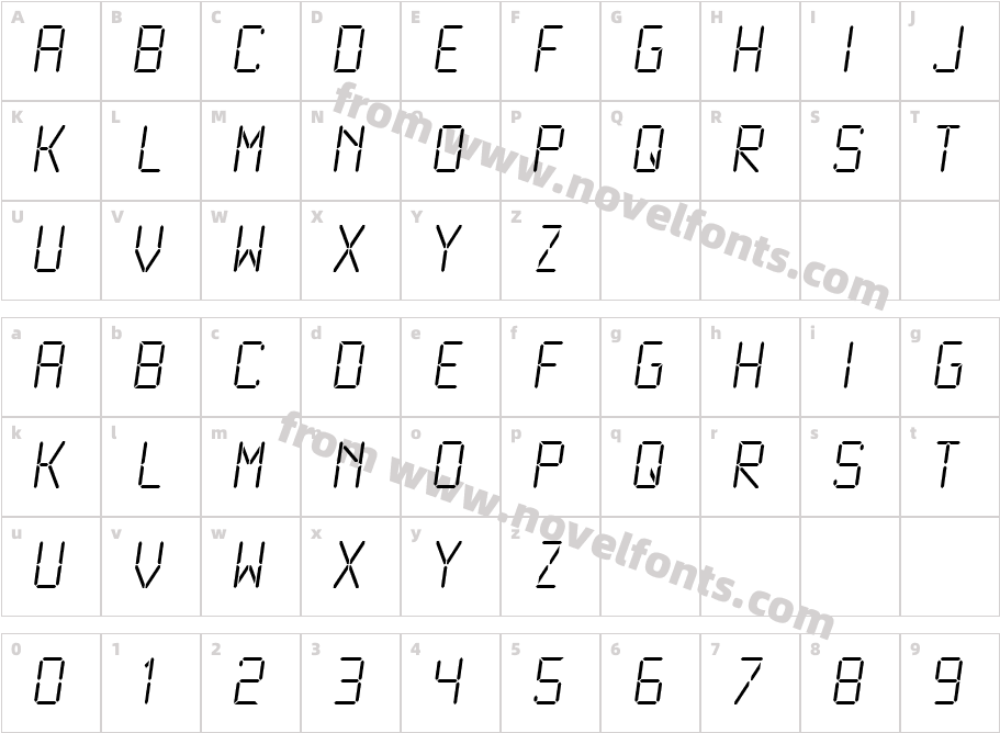 LCDMono2 LightCharacter Map