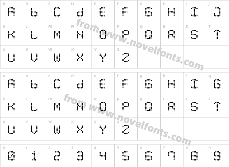 LED Counter Plus 7Character Map