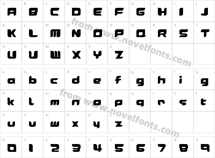 LEMON ECharacter Map