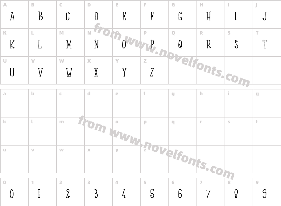 LEPRINCESURLEMOUTONCharacter Map