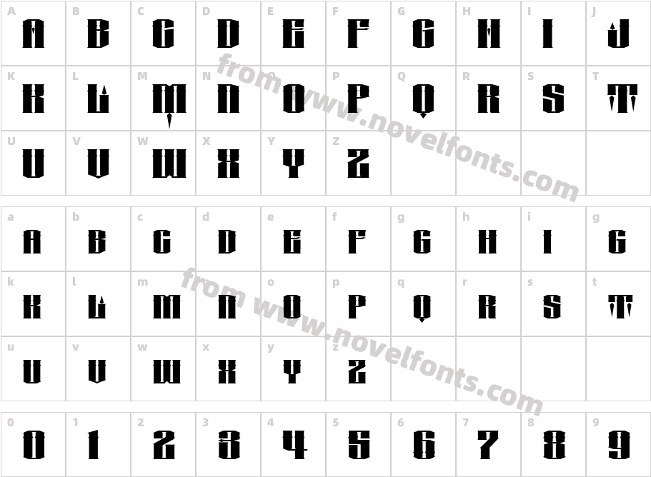 LHF Conclave FLAT wideCharacter Map