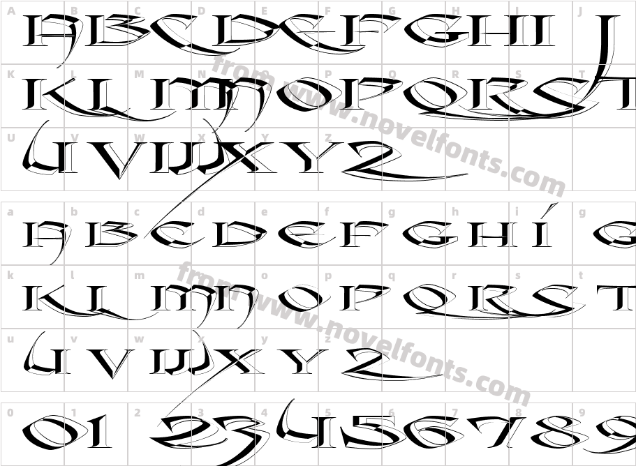 LHF Crouching Tiger CONVEXCharacter Map