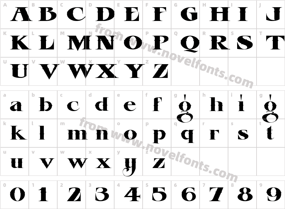 LHF Esoteric New WESTERNCharacter Map