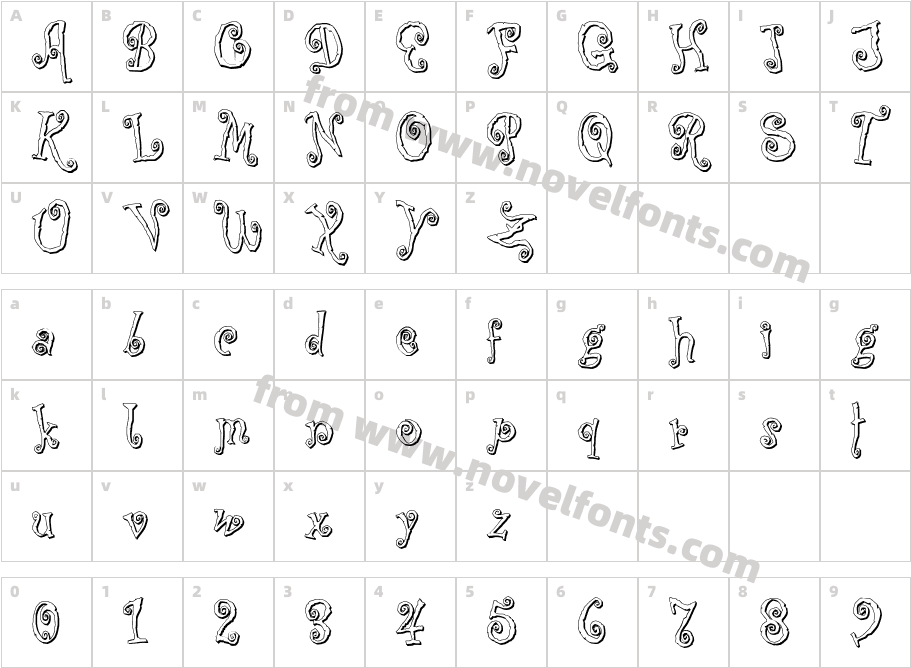 Corps-Script-ShadowCharacter Map