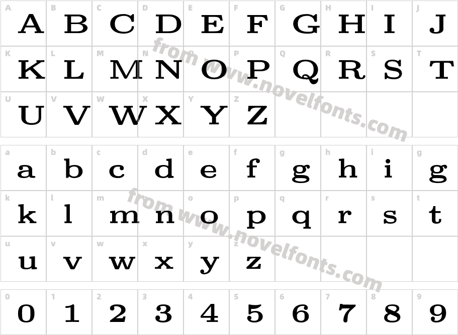 LMRoman5-BoldCharacter Map