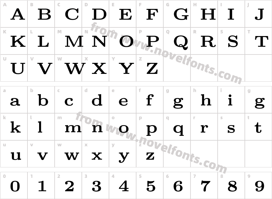 LMRoman6-BoldCharacter Map