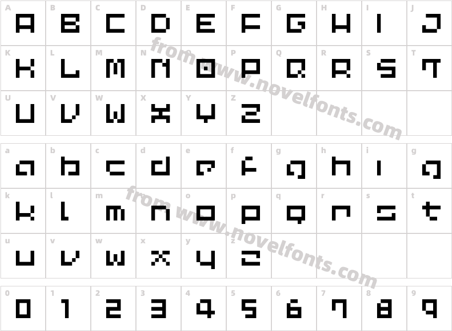 LVDC Common Pix2Character Map