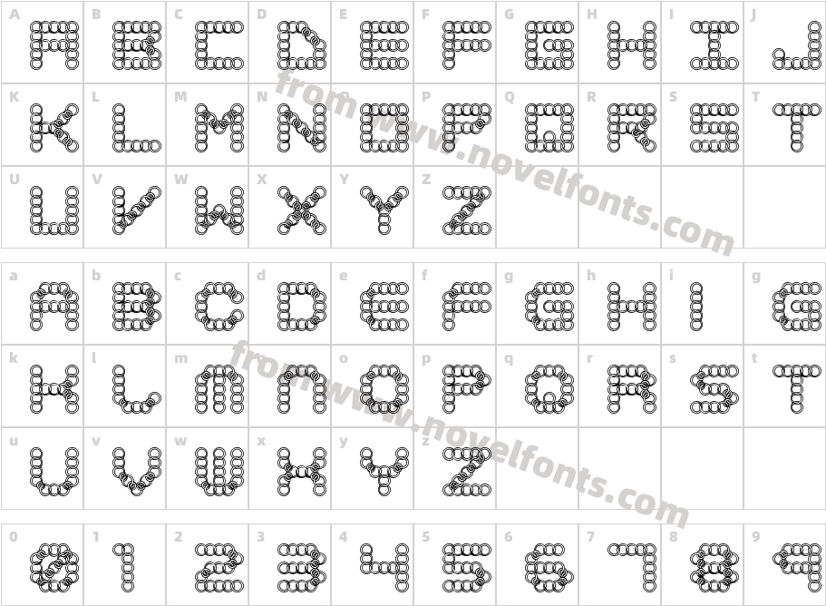 LYNX BRKCharacter Map