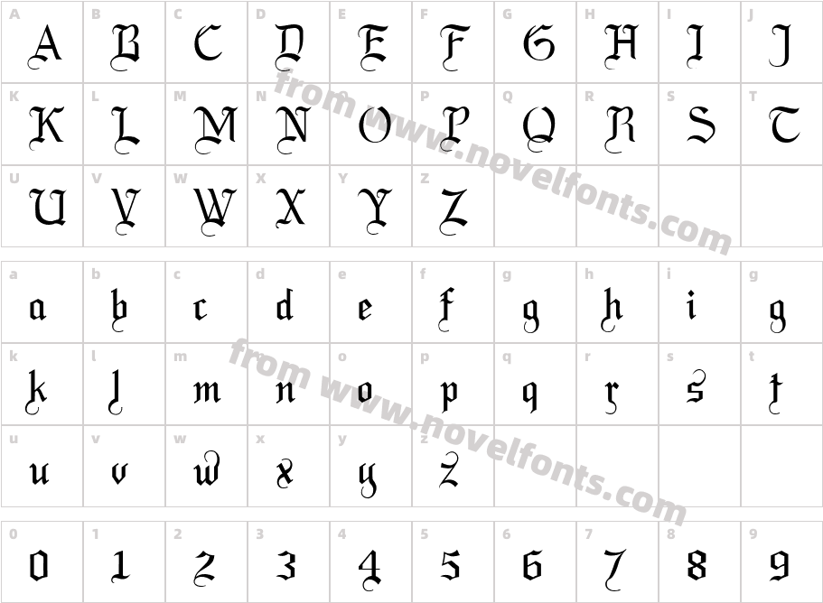 LaBritCharacter Map