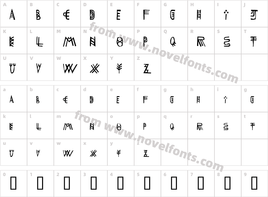 LaFaFabienneCharacter Map