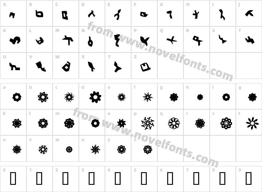 LaFanetteCharacter Map