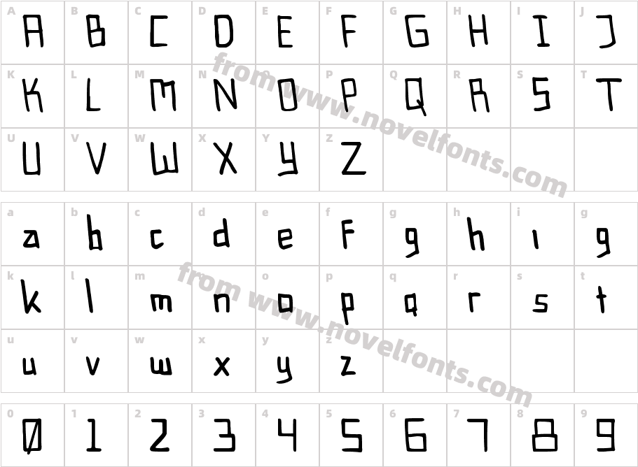 LaFlintCharacter Map