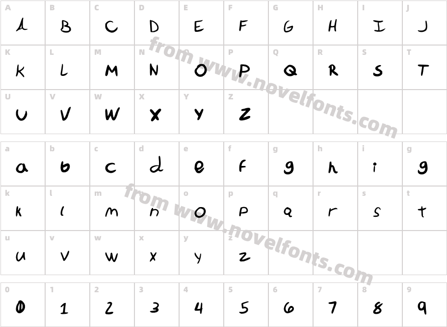 LaIzzIerComiCCharacter Map