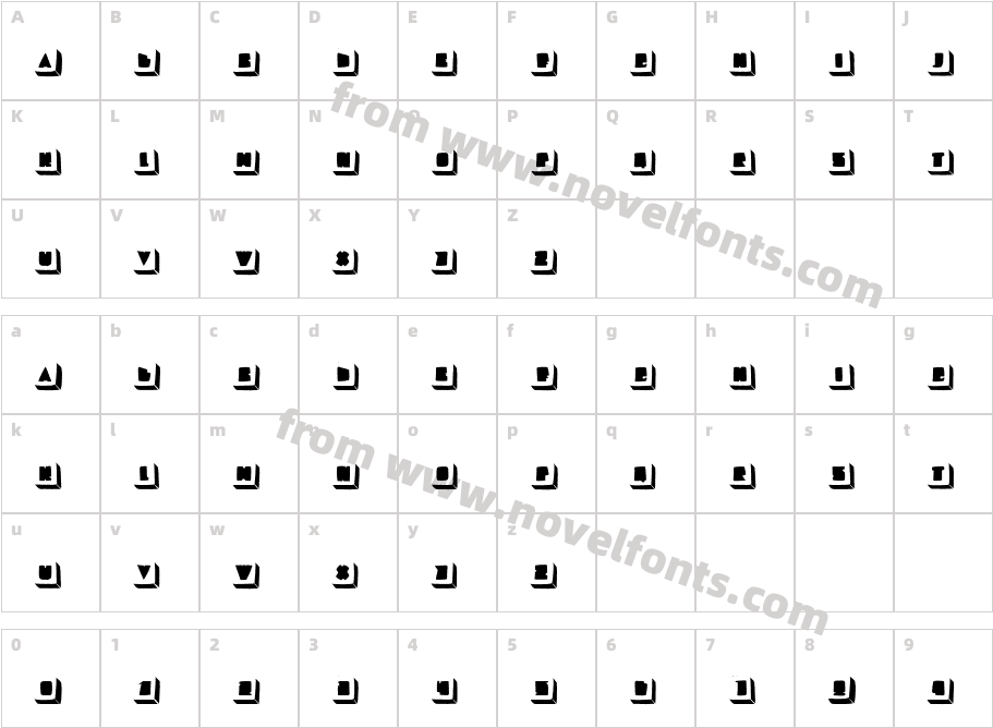 LaTortueCharacter Map