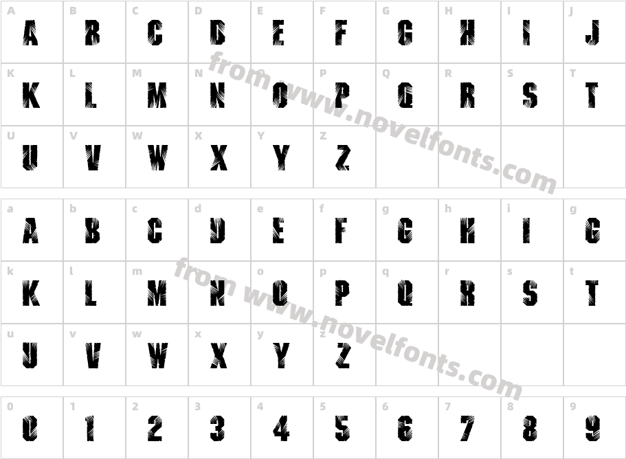 Lacerated FreeCharacter Map