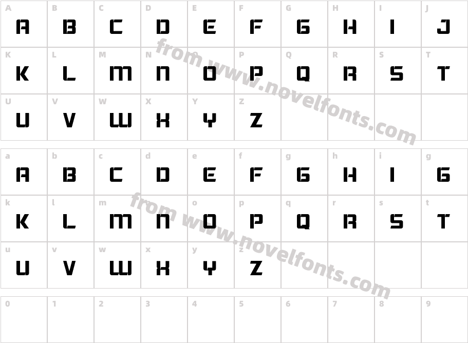 Lanix OxCharacter Map