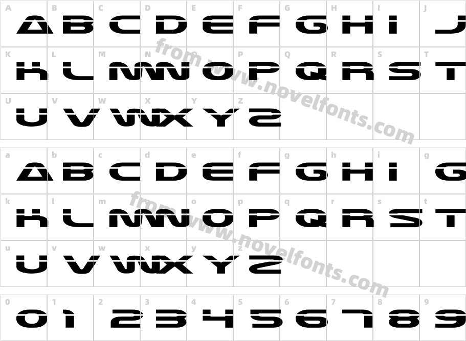 LaserianCharacter Map