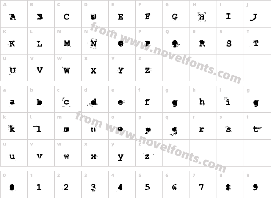 Last DraftCharacter Map