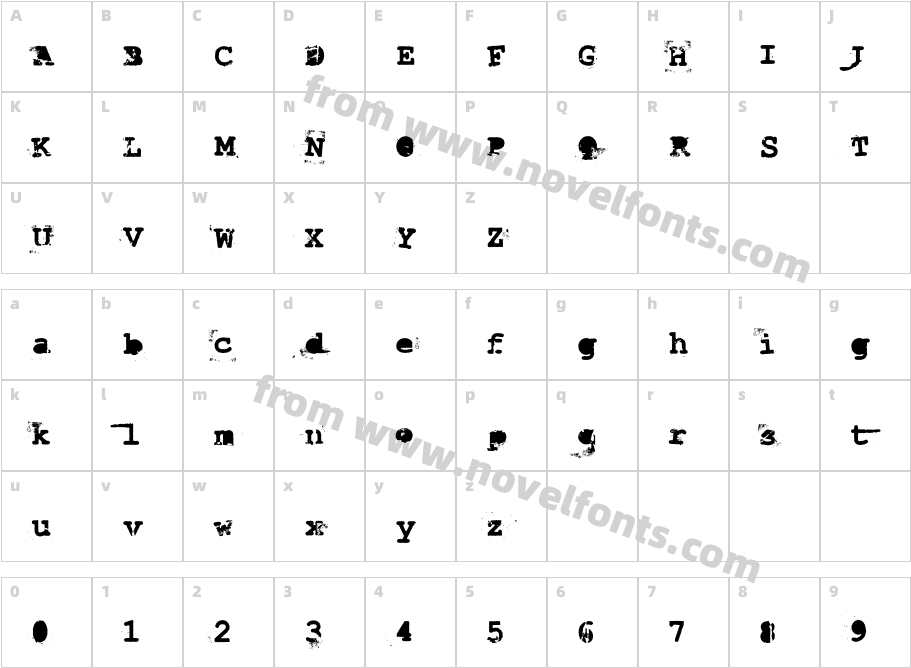 LastDraftCharacter Map