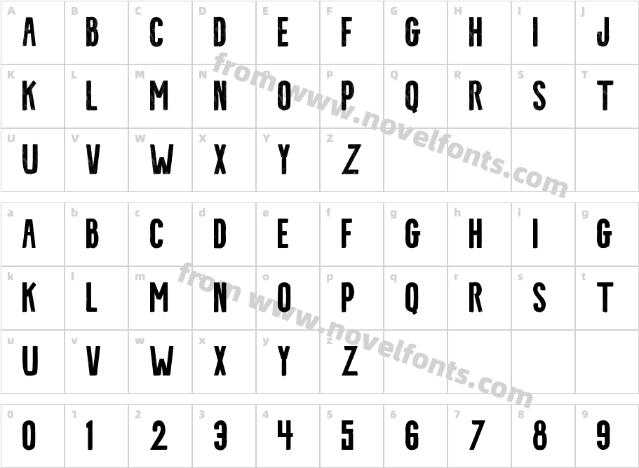 CotteCharacter Map