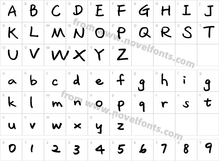 LavalampCharacter Map