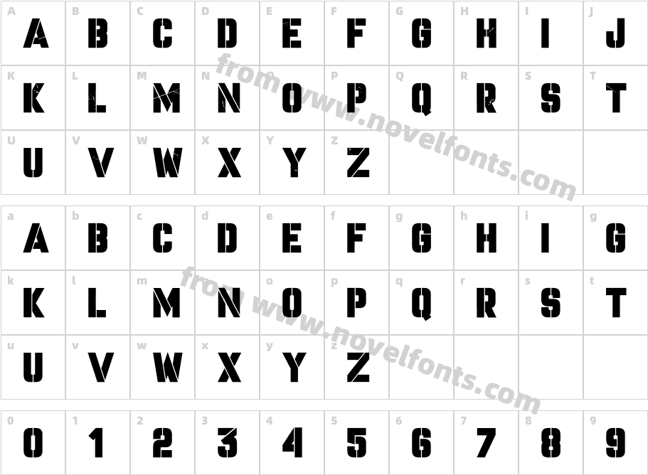 Lazer Game ZoneCharacter Map