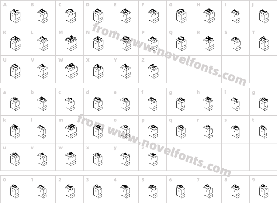 LeadTypeLeftInkedCharacter Map