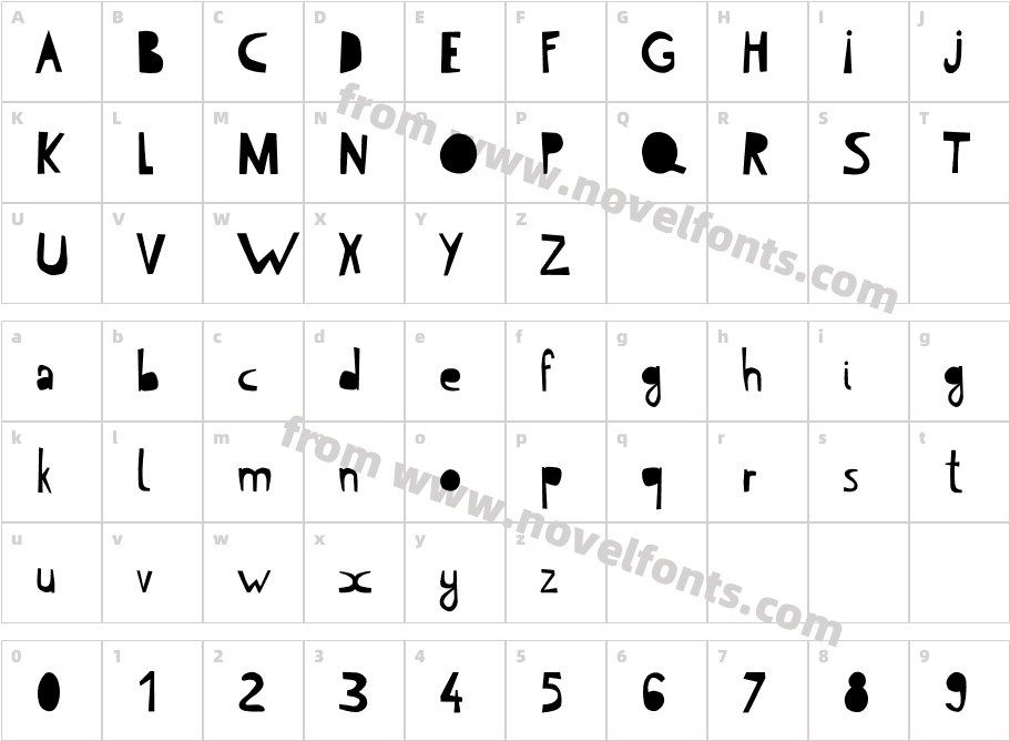 LeafTypographyRegularCharacter Map