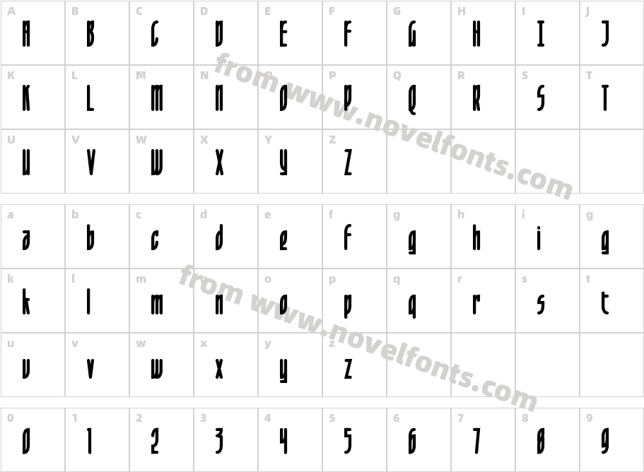 LeafletBoldCharacter Map