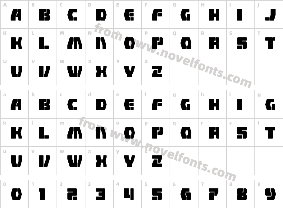 CounterfireCharacter Map