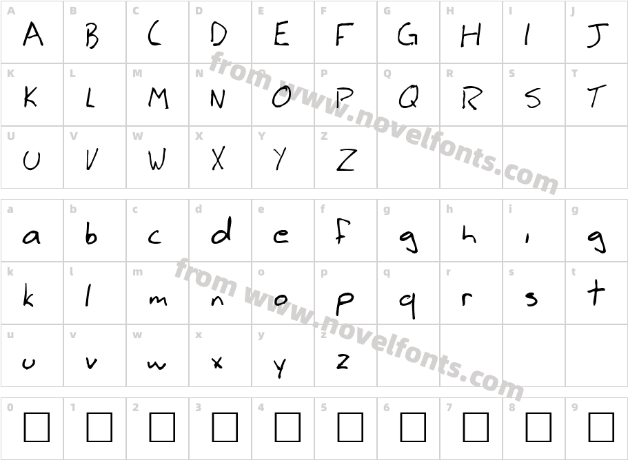 LeckCharacter Map