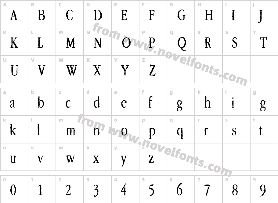 Lefferts Corners  2Character Map