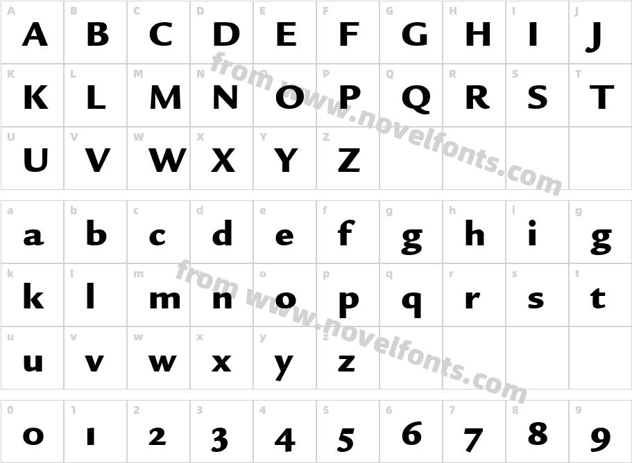 Legacy Sans Md OS ITC TT UltraCharacter Map