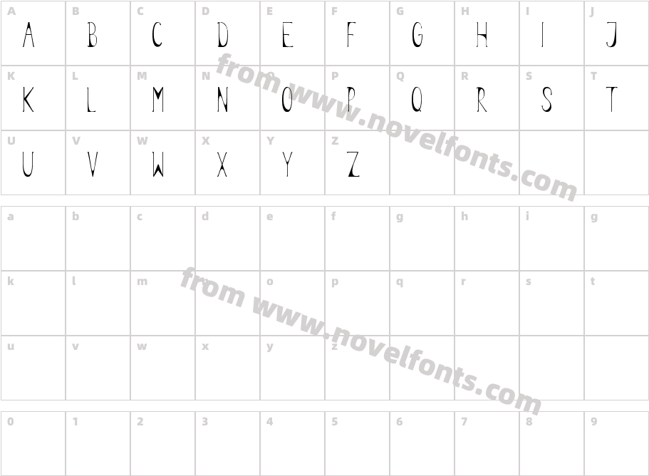 LegumeCharacter Map