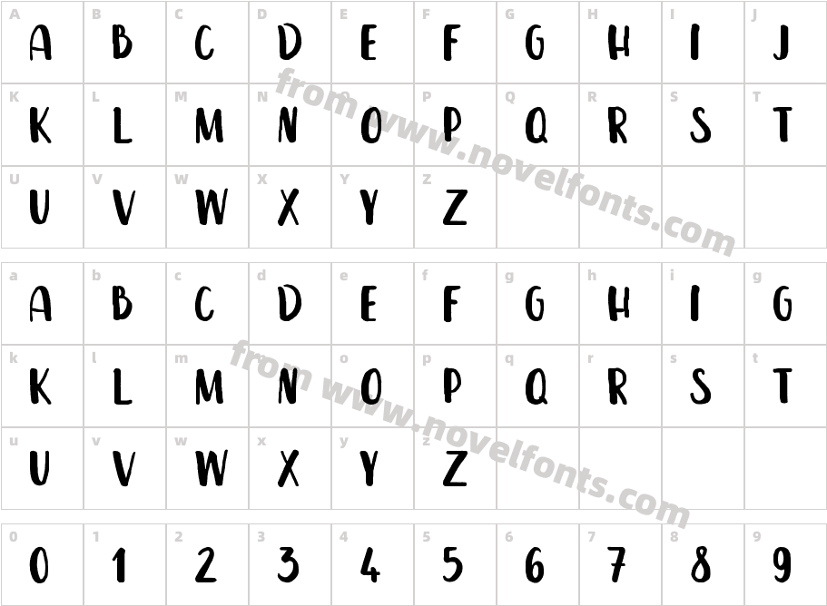 Leira LiteCharacter Map