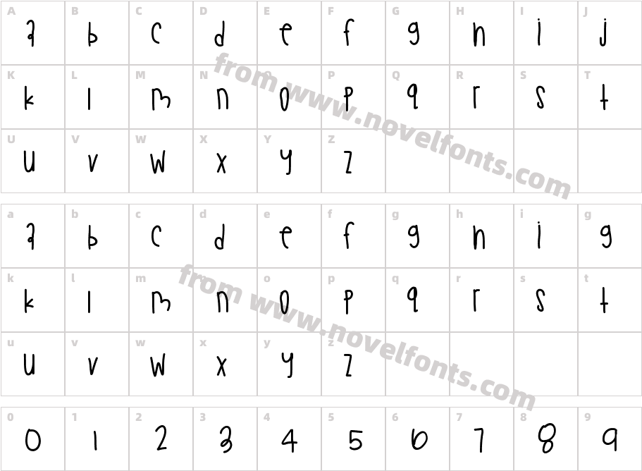 LemonCreamPieCharacter Map