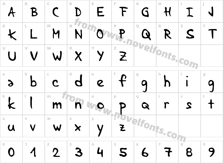 Lenka stabiloCharacter Map