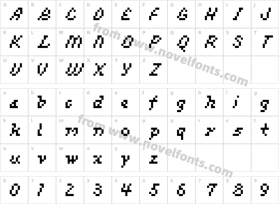 Lettau0655Character Map